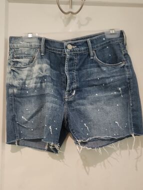 MOTHER The Nomad Fray Denim Jean Shorts